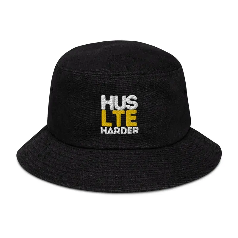 HusLTE Harder Denim Bucket Hat